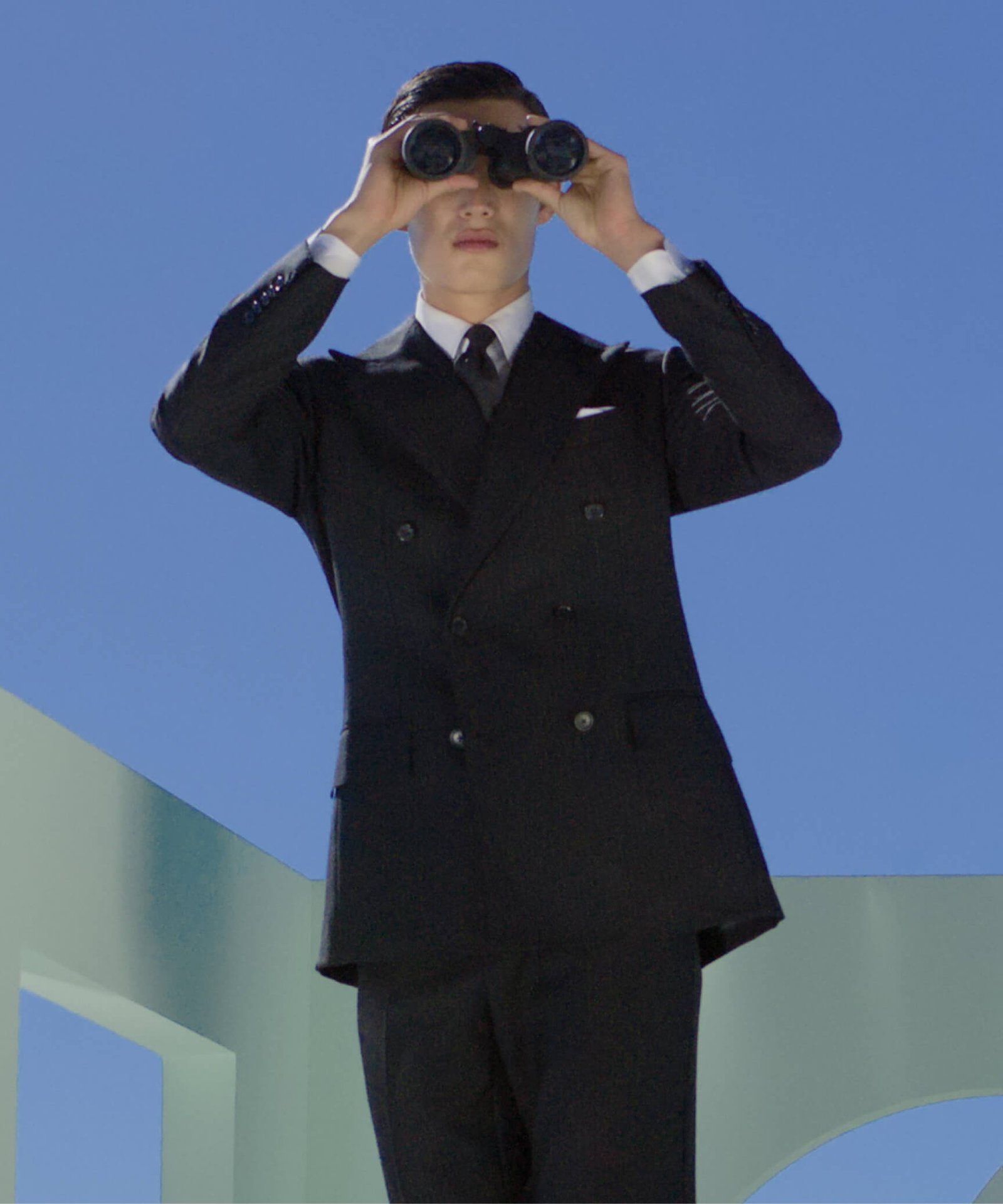 nav-mix-and-match Au Noir Stretch Blazer | Giacomo Black - Image 1